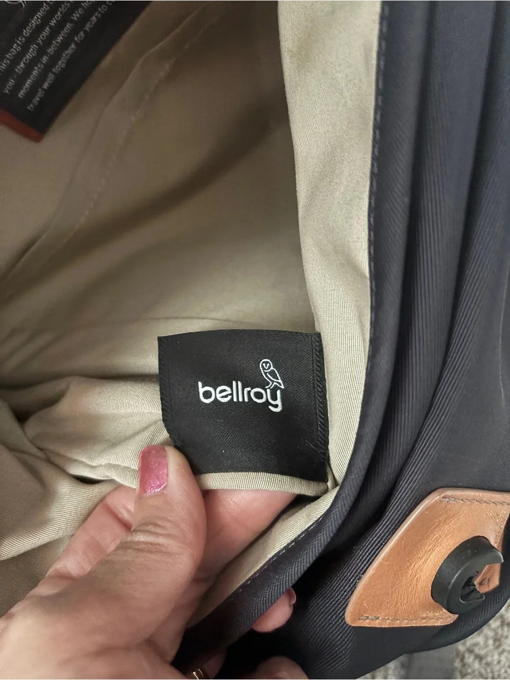 Bellroy Oslo Slim Laptop Backpack Water Repellent 16L Compact Daypack Charcoal